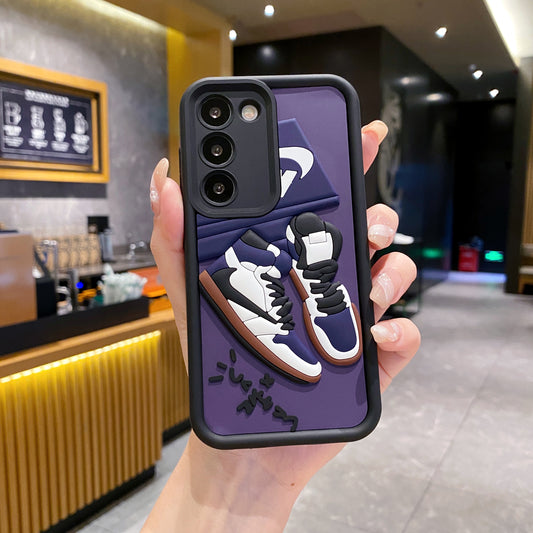 Samsung S23 5G Nike Soft Silicone Cute 3D Cartoon Back Cover Case - Nike 2