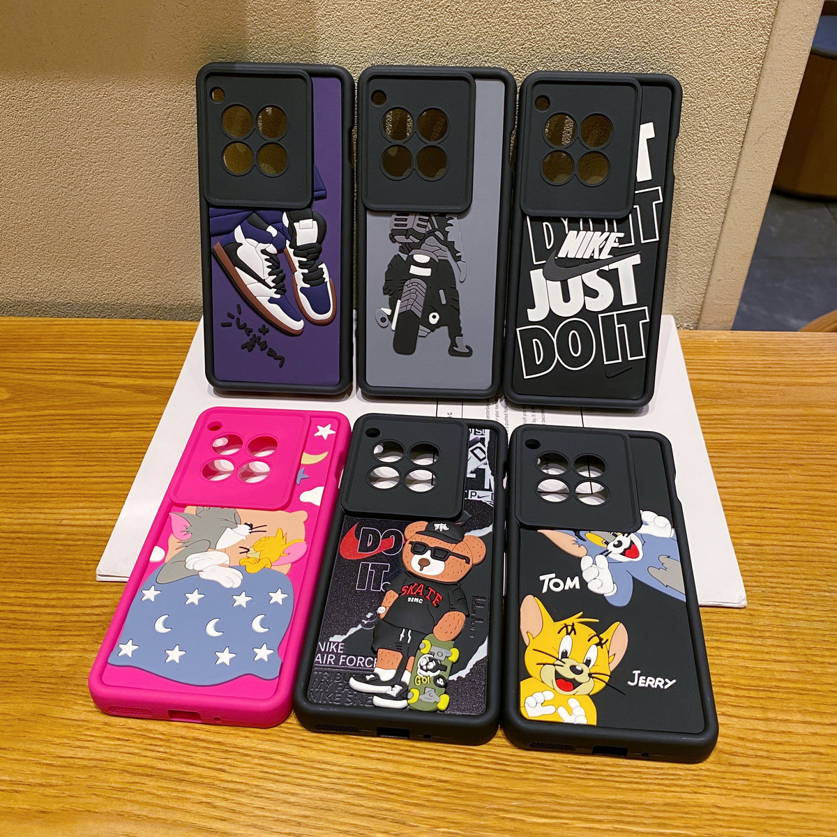 OnePlus 12R 5G Tom & Jerry Soft Silicone Cute 3D Cartoon Back Cover Case - Tom & Jerry