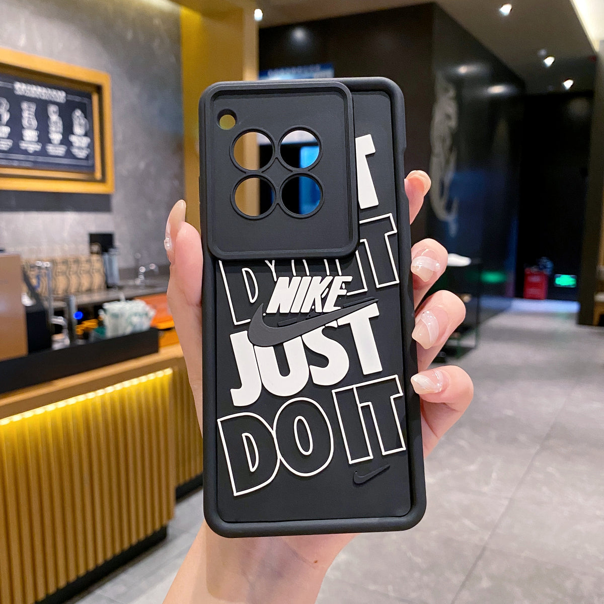 OnePlus 12R 5G Nike Soft Silicone Cute 3D Cartoon Back Cover Case - Nike 1