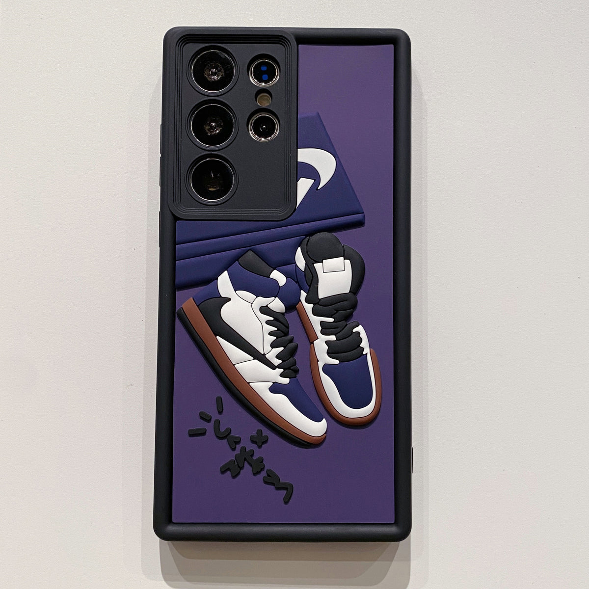 Samsung S23 Ultra 5G Nike Soft Silicone Cute 3D Cartoon Back Cover Case - Nike 2