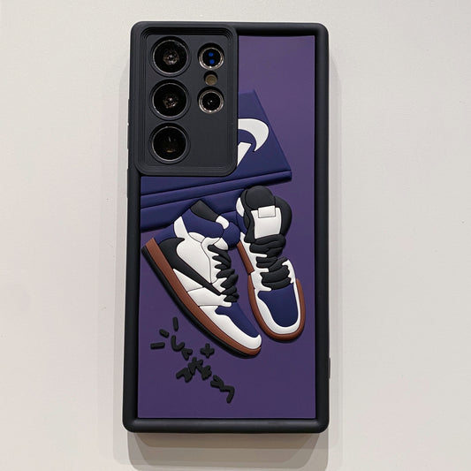 Samsung S23 Ultra 5G Nike Soft Silicone Cute 3D Cartoon Back Cover Case - Nike 2