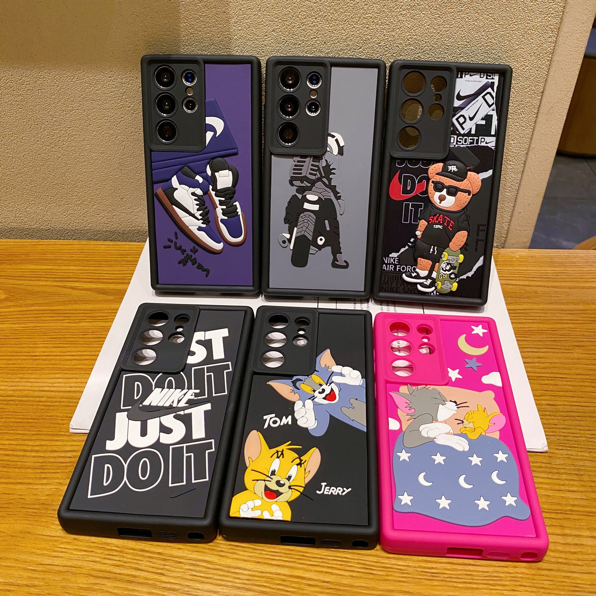 Samsung S23 Ultra 5G Nike Soft Silicone Cute 3D Cartoon Back Cover Case - Nike 2