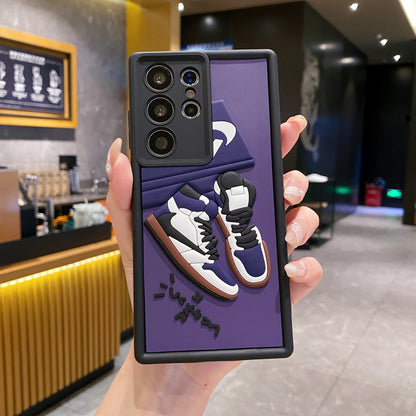 Samsung S23 Ultra 5G Nike Soft Silicone Cute 3D Cartoon Back Cover Case - Nike 2