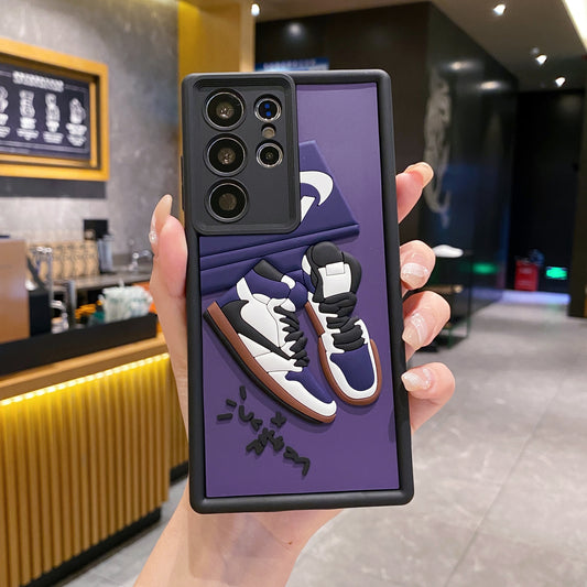 Samsung S23 Ultra 5G Nike Soft Silicone Cute 3D Cartoon Back Cover Case - Nike 2