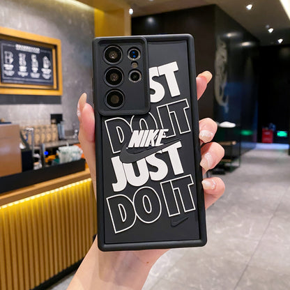 Samsung S23 Ultra 5G Nike Soft Silicone Cute 3D Cartoon Back Cover Case - Nike 1
