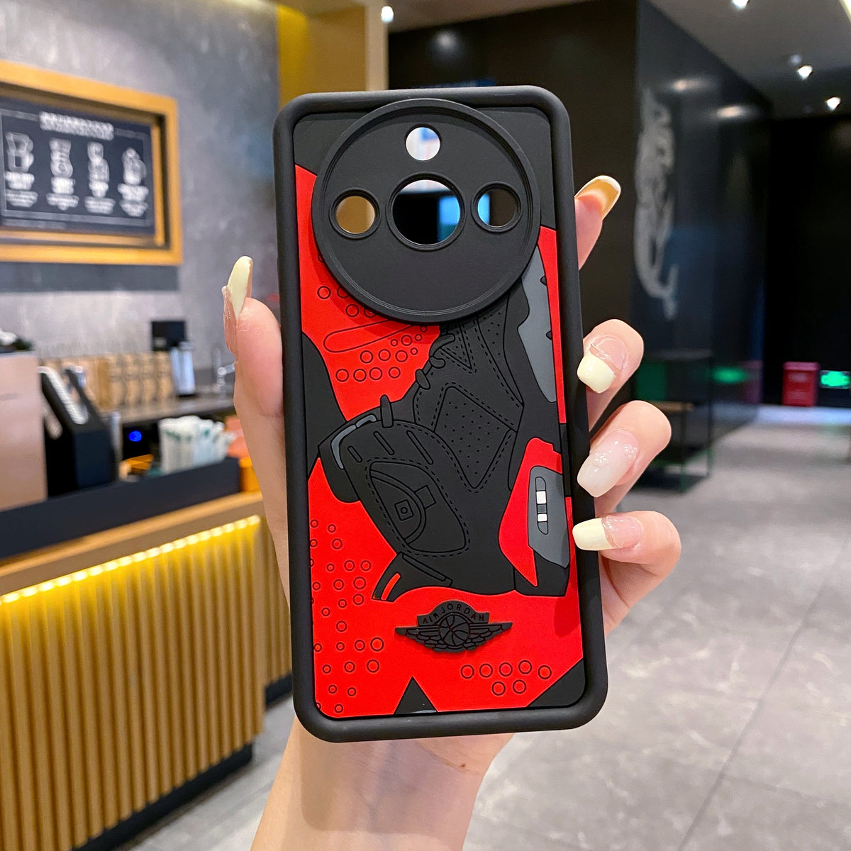 Reame 12 / 12X 5G Jordan Soft Silicone Cute 3D Cartoon Back Cover Case - Jordan 2