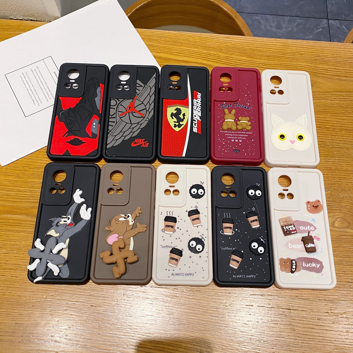 Oppo Reno 10 Pro 5G Jordan Soft Silicone Cute 3D Cartoon Back Cover Case - Jordan 2
