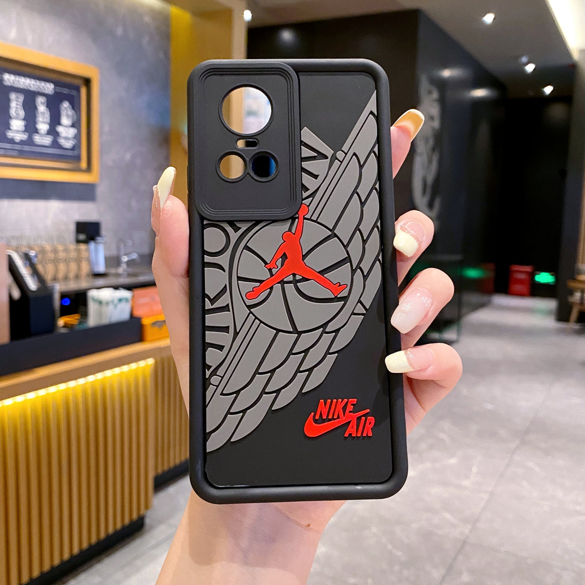 Oppo Reno 10 Pro 5G Jordan Soft Silicone Cute 3D Cartoon Back Cover Case - Jordan 1
