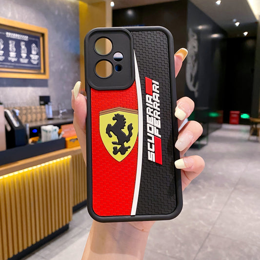 OnePlus Nord ce 2 Lite 5G Ferrari Soft Silicone Cute 3D Cartoon Back Cover Case - Ferrari