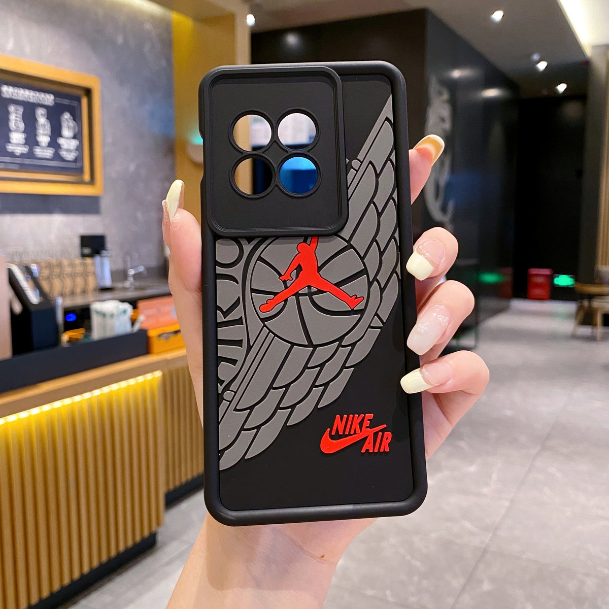 One Plus 11r 5G Jordan Soft Silicone Cute 3D Cartoon Back Cover Case - Jordan 1