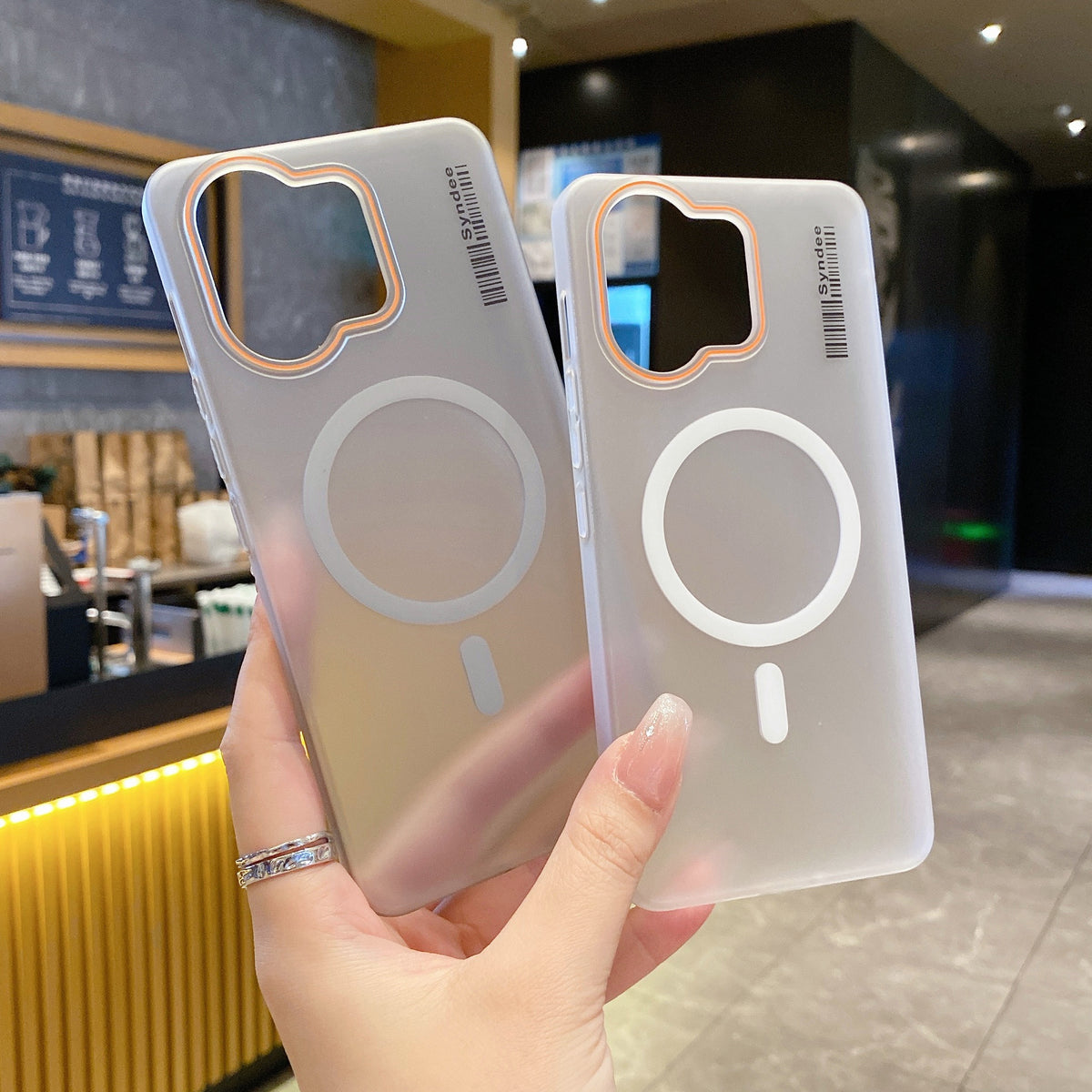 Oppo K13 Turbo / K13 Turbo Pro 5G Premium Magnetic Frosted Ultra Slim Back Case - White