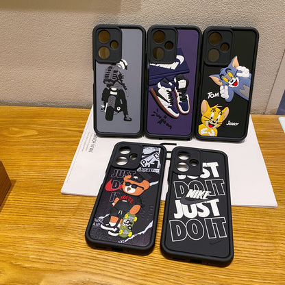 Redmi 13c 5G Nike Soft Silicone Cute 3D Cartoon Back Cover Case - Nike 1