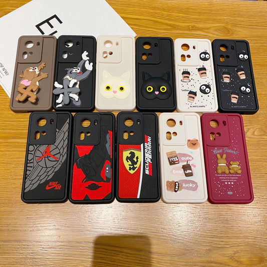 Oppo Reno 11 5G Jordan Soft Silicone Cute 3D Cartoon Back Cover Case - Jordan 1
