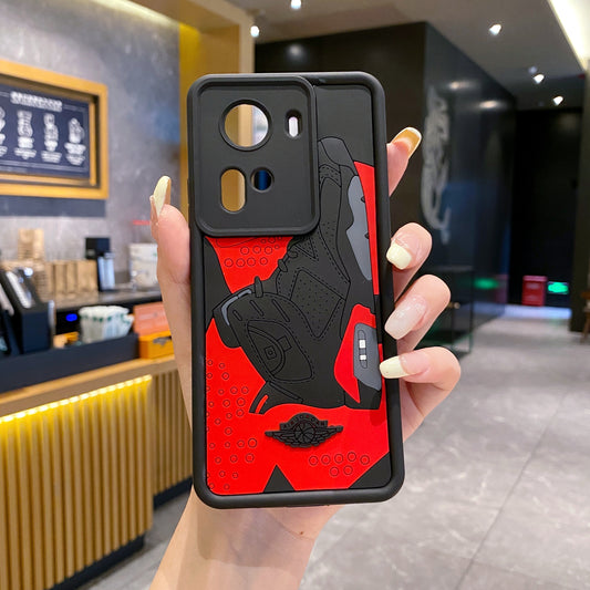 Oppo Reno 11 5G Jordan Soft Silicone Cute 3D Cartoon Back Cover Case - Jordan 2