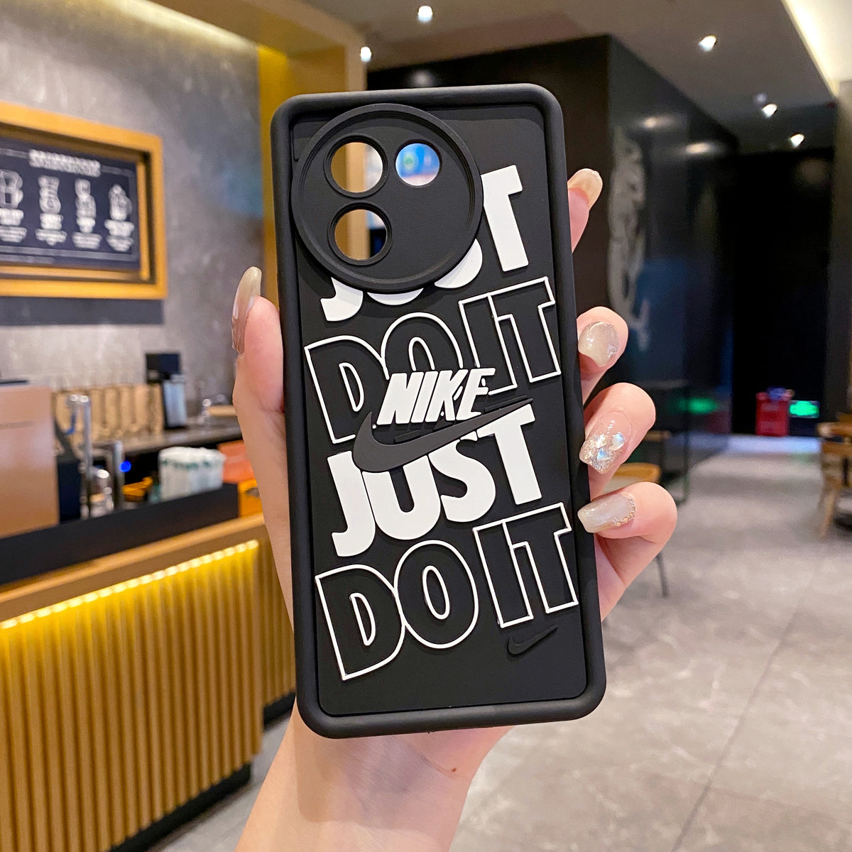 Vivo V30e 5G Nike Soft Silicone Cute 3D Cartoon Back Cover Case - Nike 1