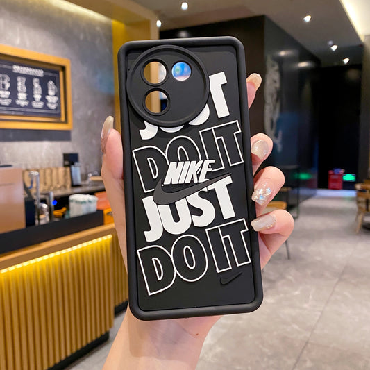 Vivo V30e 5G Nike Soft Silicone Cute 3D Cartoon Back Cover Case - Nike 1