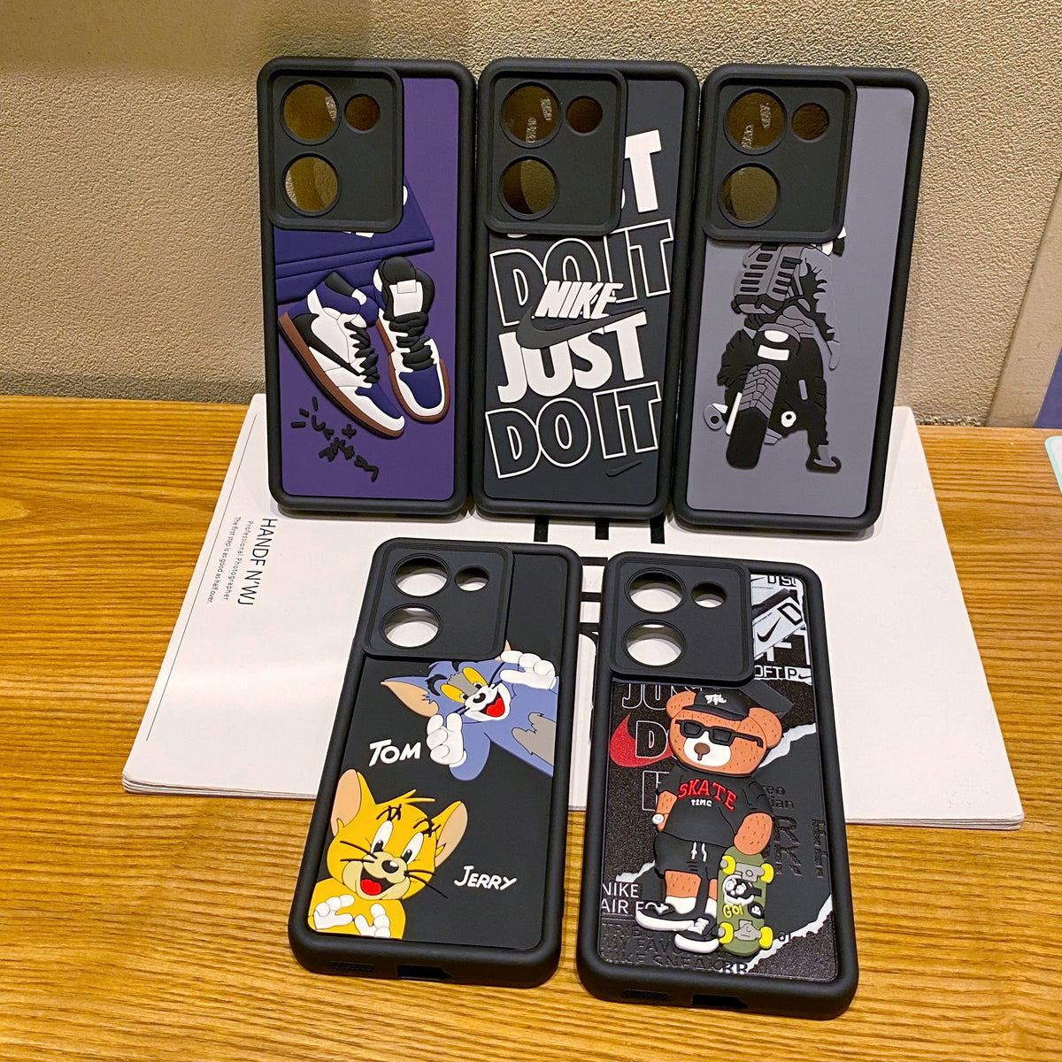 Vivo Y200 Pro 5G Tom & Jerry Soft Silicone Cute 3D Cartoon Back Cover Case - Tom & Jerry