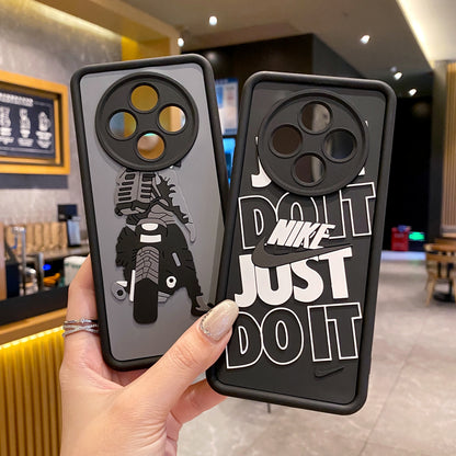 Oppo F27 Pro Plus 5G Nike Soft Silicone Cute 3D Cartoon Back Cover Case - Nike 1