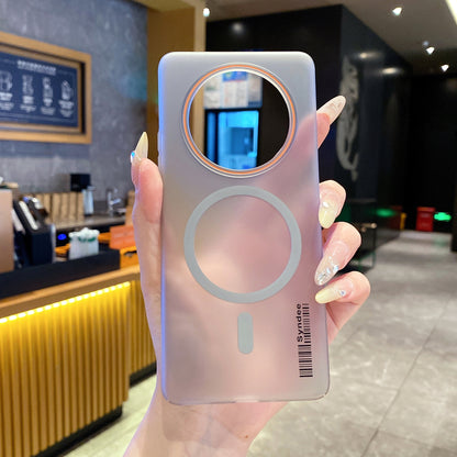 Oppo F27 Pro Plus 5G Premium Magnetic Frosted Ultra Slim Back Case - Grey