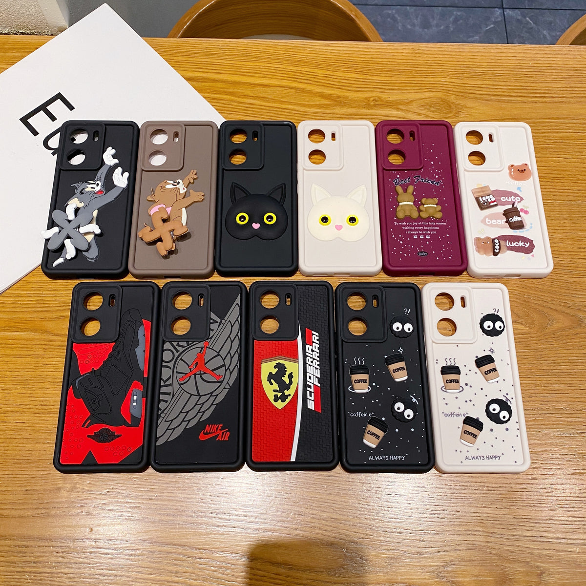Vivo V29e 5G Ferrari Soft Silicone Cute 3D Cartoon Back Cover Case - Ferrari