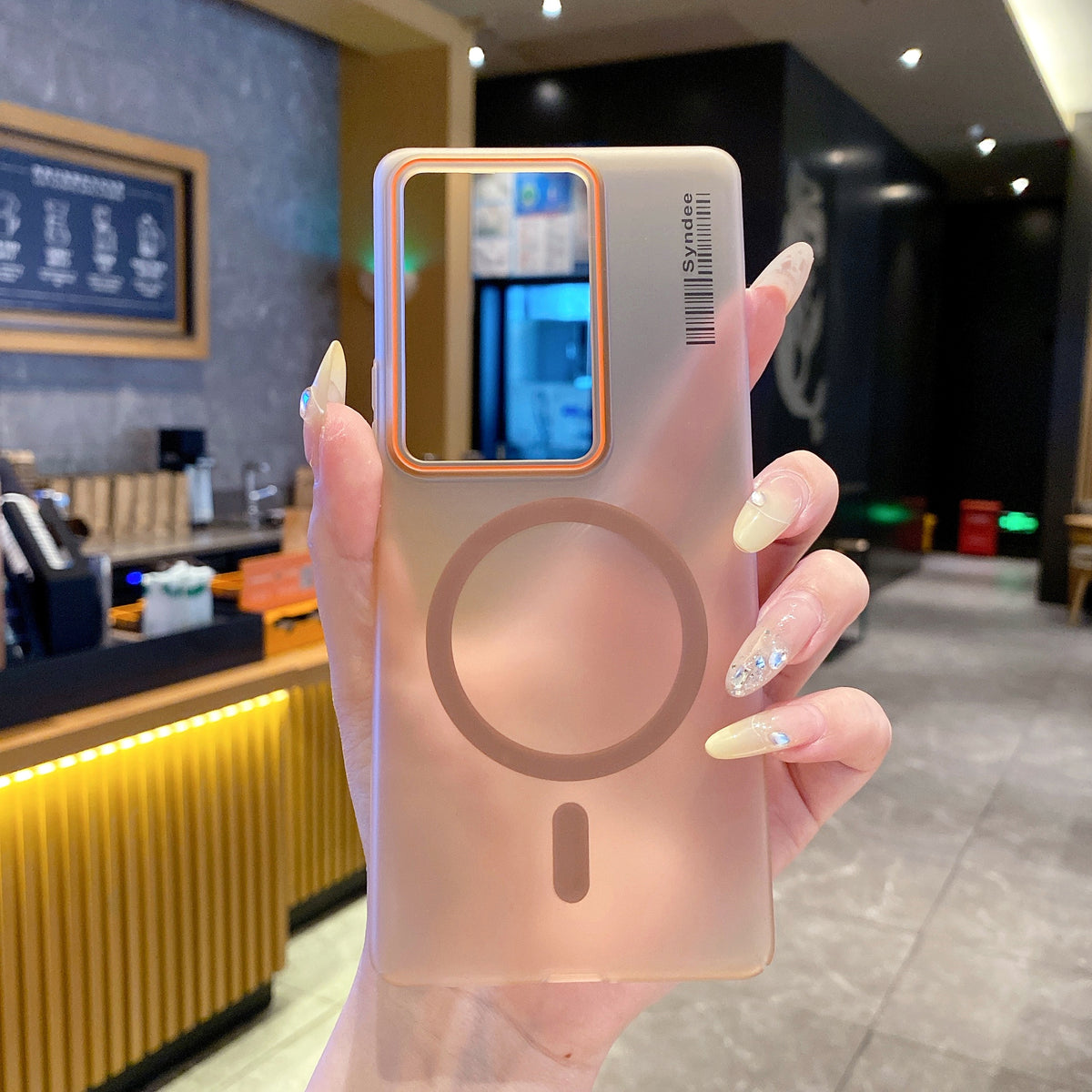 Vivo V29/V29 Pro 5G Premium Magnetic Frosted Ultra Slim Back Case - Desert Gold
