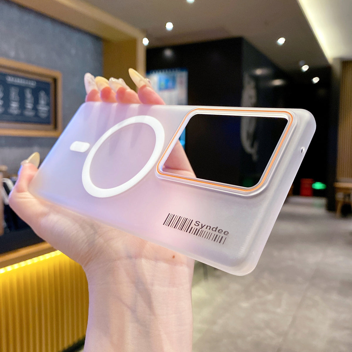 Vivo V27/V27 Pro 5G Premium Magnetic Frosted Ultra Slim Back Case - Frosted White