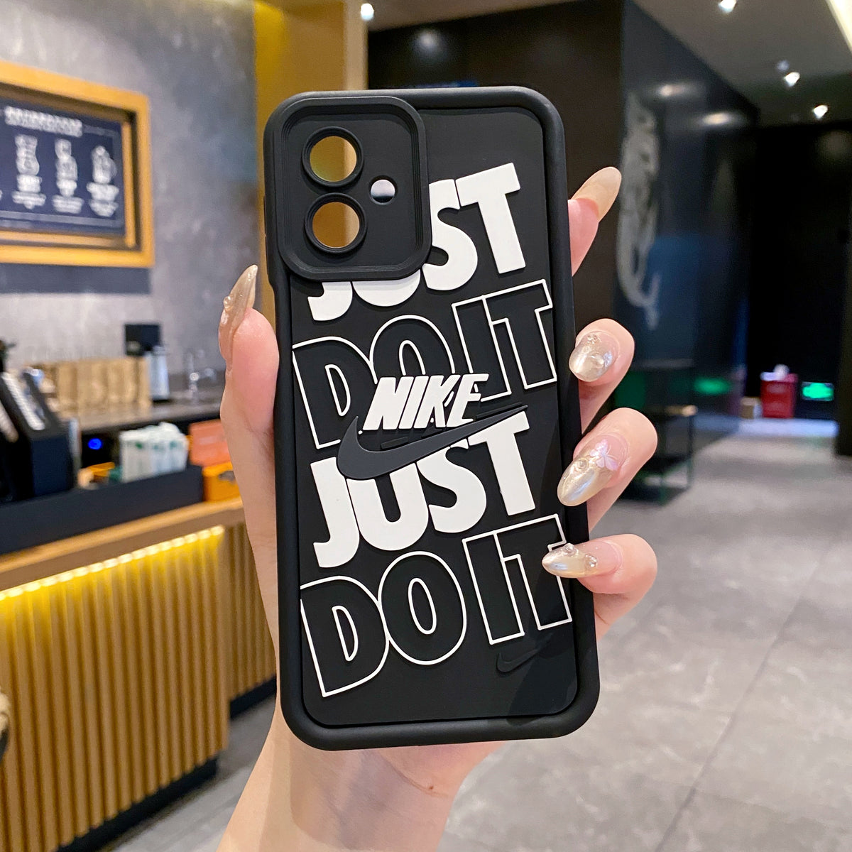 Motorola Moto G54/G64 5G Nike Soft Silicone Cute 3D Cartoon Back Cover Case - Nike 1