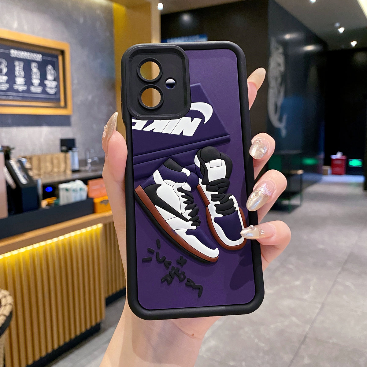 Motorola Moto G54/G64 5G Nike Soft Silicone Cute 3D Cartoon Back Cover Case - Nike 2