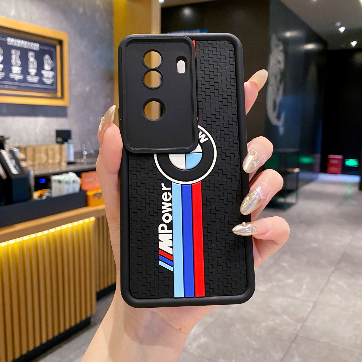 Vivo V40e/iQoo Z9s 5G BMW Soft Silicone Cute 3D Cartoon Back Cover Case - BMW