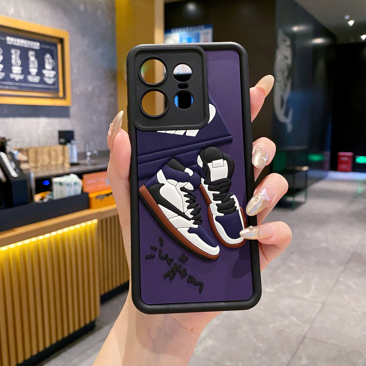 Motorola Moto EDGE 50 Pro 5G Nike Soft Silicone Cute 3D Cartoon Back Cover Case - Nike 2