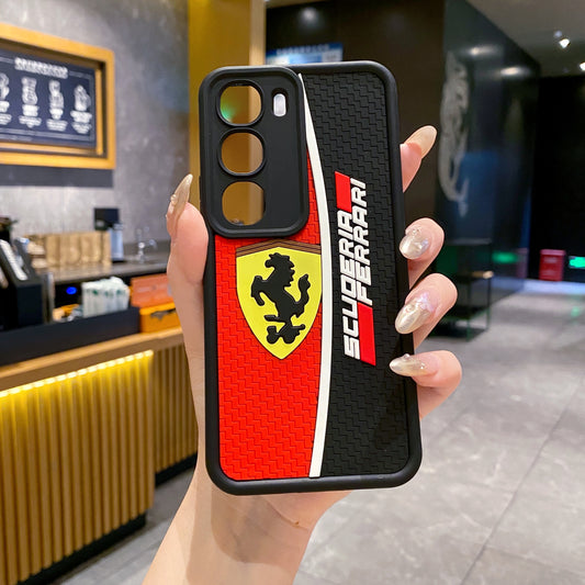 Vivo Y29 5G Jordan Soft Silicone 3D Back Cover Case - Ferrari