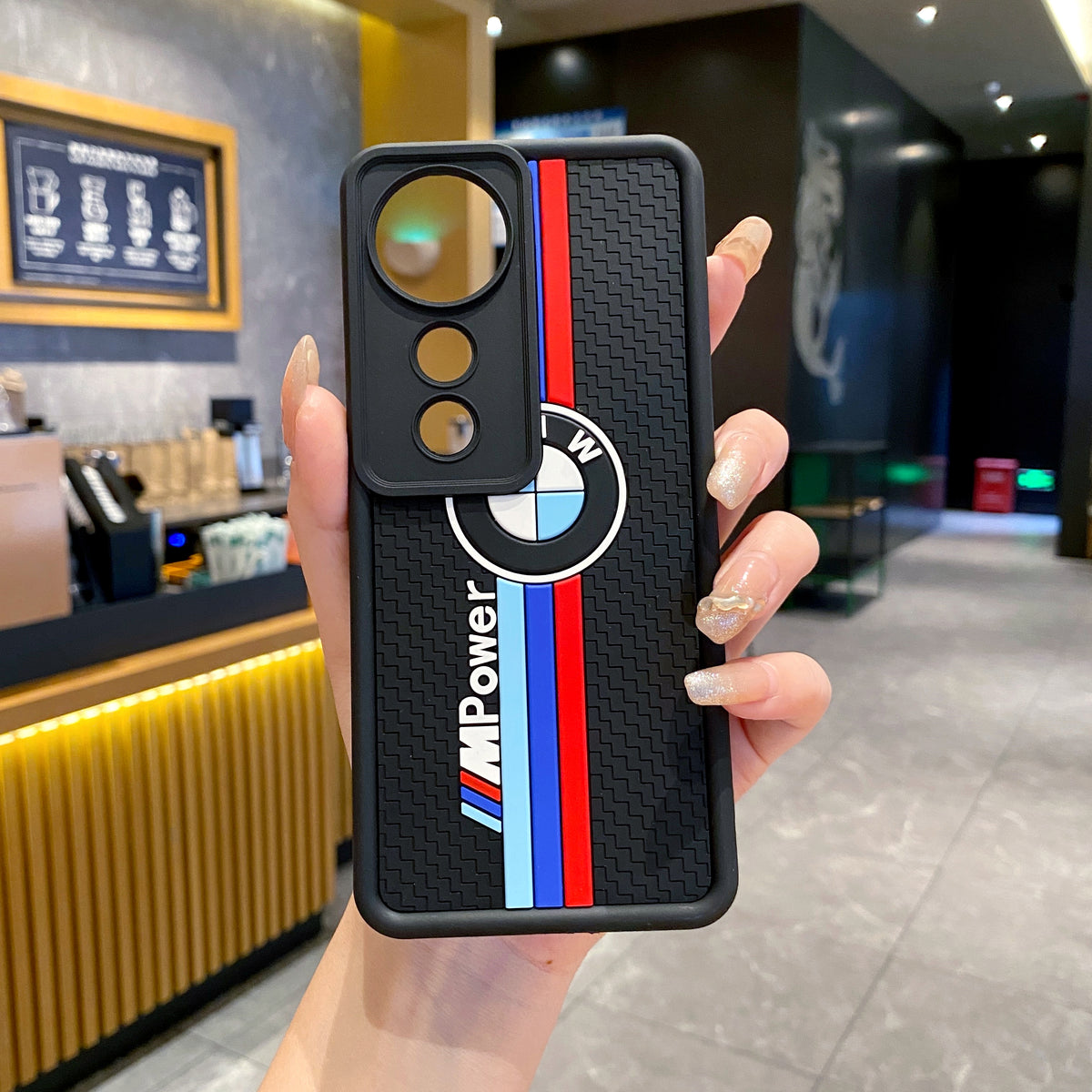 Vivo V40/V40 Pro/T3 Ultra 5g BMW Soft Silicone Cute 3D Cartoon Back Cover Case - BMW