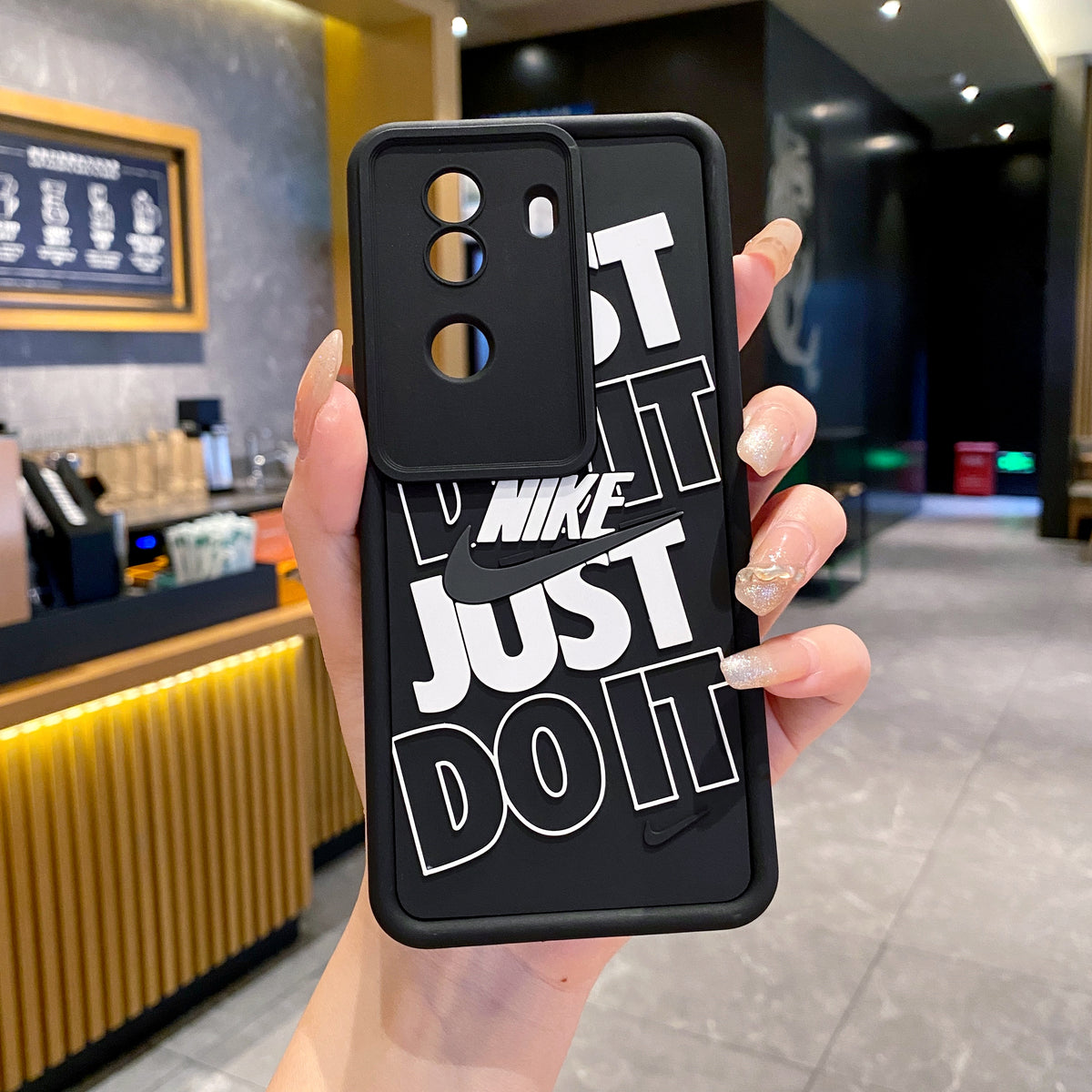 Vivo V40e/iQoo Z9s 5G Nike Soft Silicone Cute 3D Cartoon Back Cover Case - Nike 1