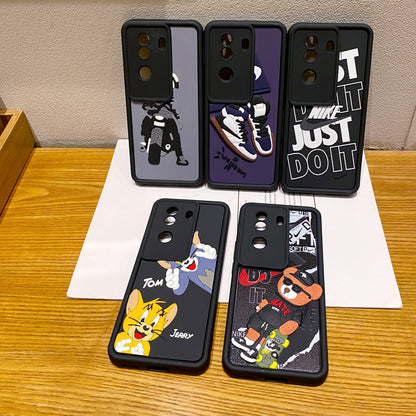 Vivo V40e/iQoo Z9s 5G Tom & Jerry Soft Silicone Cute 3D Cartoon Back Cover Case - Tom & Jerry