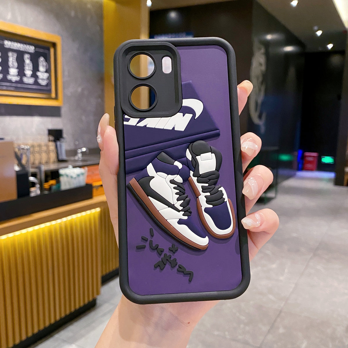 Vivo Y56 5G Nike Soft Silicone Cute 3D Cartoon Back Cover Case - Nike 2