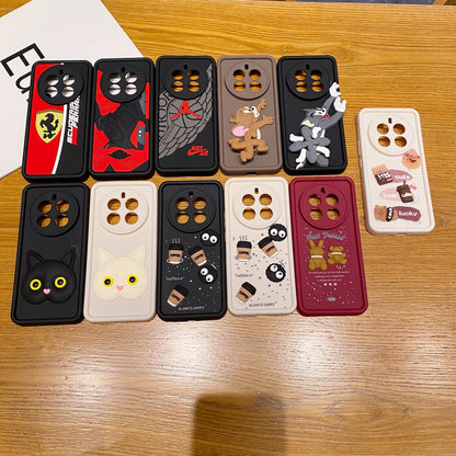 Realme P1/Narzo 70/Narzo 70 Pro 5G Ferrari Soft Silicone Cute 3D Cartoon Back Cover Case - Ferrari