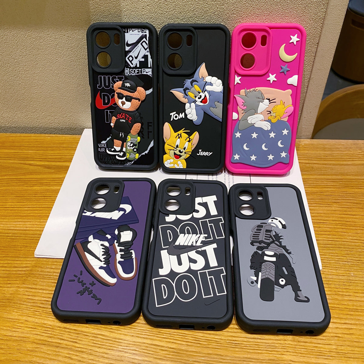 Vivo Y56 5G Nike Soft Silicone Cute 3D Cartoon Back Cover Case - Nike 2