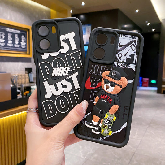 Vivo Y16 5G Nike Soft Silicone Cute 3D Cartoon Back Cover Case - Nike 1