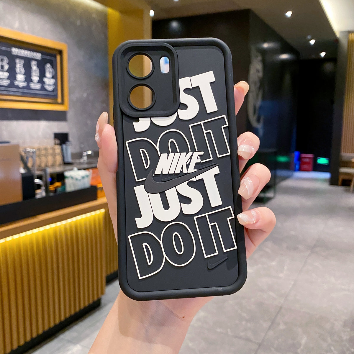 Vivo Y16 5G Nike Soft Silicone Cute 3D Cartoon Back Cover Case - Nike 1
