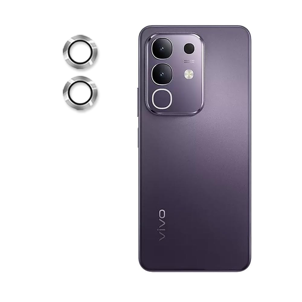 Vivo T4x 5G Camera Lens Protector with Aluminum Alloy Rings