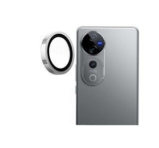 Vivo V40 5G Camera Lens Protector with Aluminum Alloy Rings