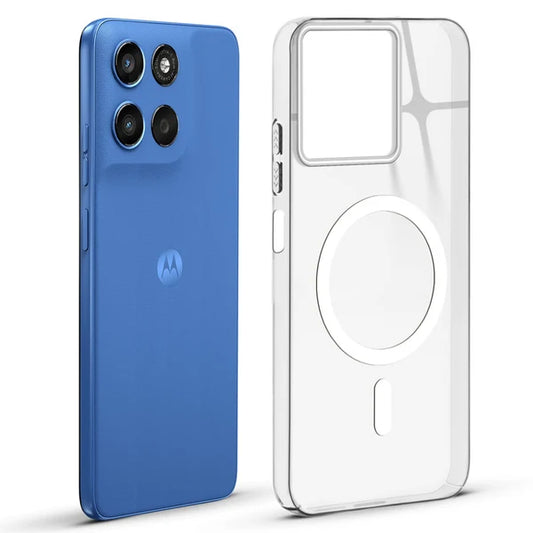 Motorola Moto G67/G57 Power 5g Anti-Yellow Crystal Clear With Magsafe Hard Back Case Cover