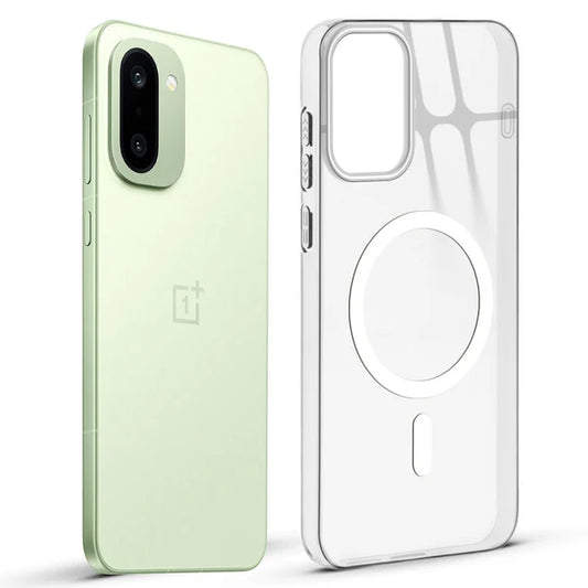 OnePlus 15R 5g Anti-Yellow Crystal Clear With Magsafe Hard Back Case Cover