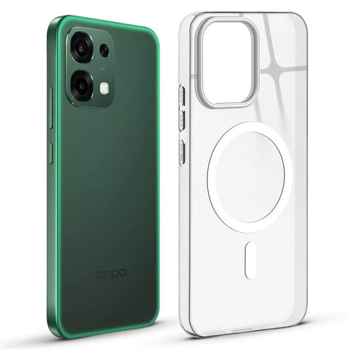 Oppo F33 5g Anti-Yellow Crystal Clear With Magsafe Hard Back Case Cover