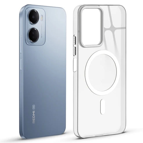 Redmi 15A 5g Anti-Yellow Crystal Clear With Magsafe Hard Back Case Cover