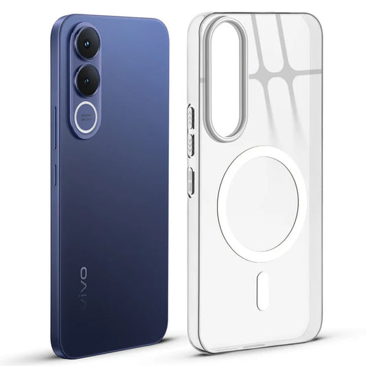 Vivo V70 Fe 5g Anti-Yellow Crystal Clear With Magsafe Hard Back Case Cover