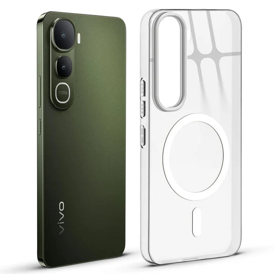 Vivo Y400 5g Anti-Yellow Crystal Clear With Magsafe Hard Back Case Cover