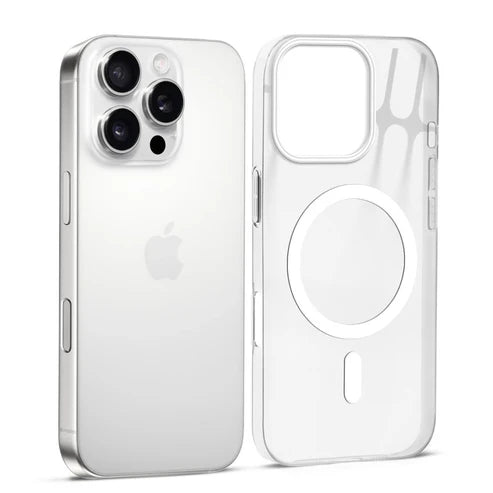 Apple iPhone 16 Pro Max Anti-Yellow Crystal Clear With Magsafe Hard Back Case Cover