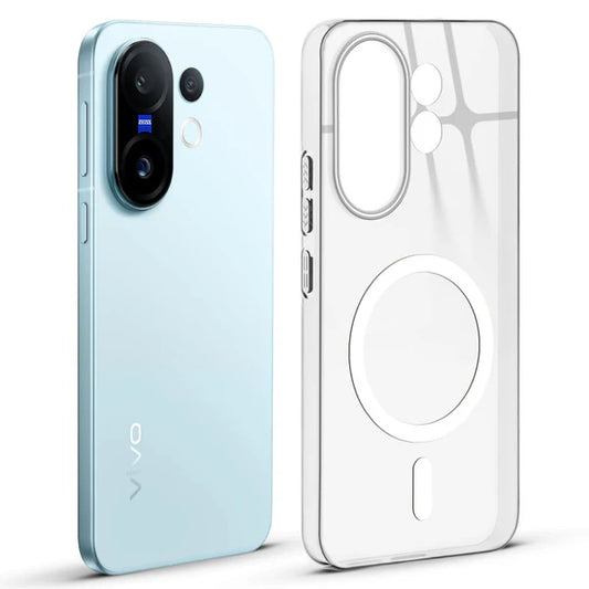 Vivo X200 Fe 5g Crystal Clear Anti-Yellowing Wireless Charging Support Case - Crystal White