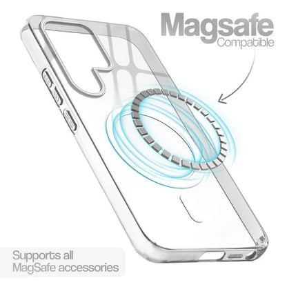 Samsung S24 Ultra 5g Crystal Clear Anti-Yellowing Wireless Charging Support Case - Crystal White